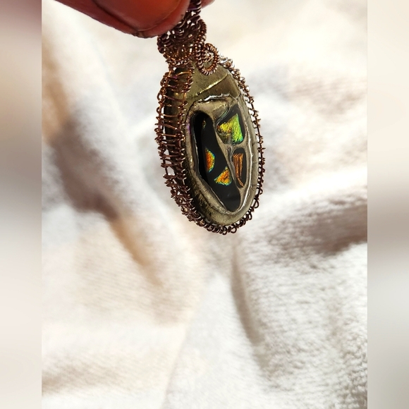 Handmade Glass Fused Pendant - Picture 7 of 9